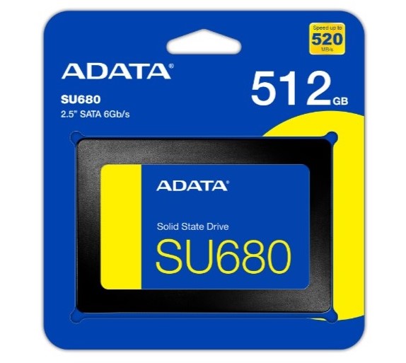 Disque Ssd 512 Go Adata Su680 2.5 – RuePC : Produits et matériels